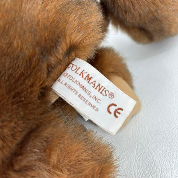 Folkmanis Monkey Chimp Hand Puppet Full Body Plush Long Tail 10 Inch - Picture 8 of 12